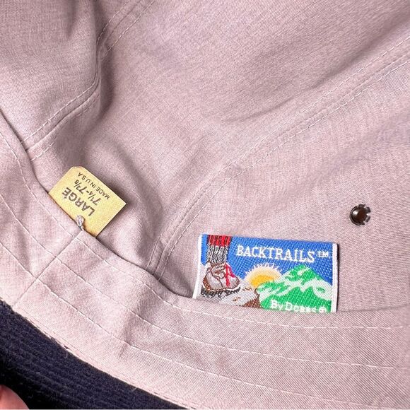 Backtrails by Dobbs wool fedora ⚫️ vintage ⚫️ navy blue ⚫️ large - Picture 3 of 5